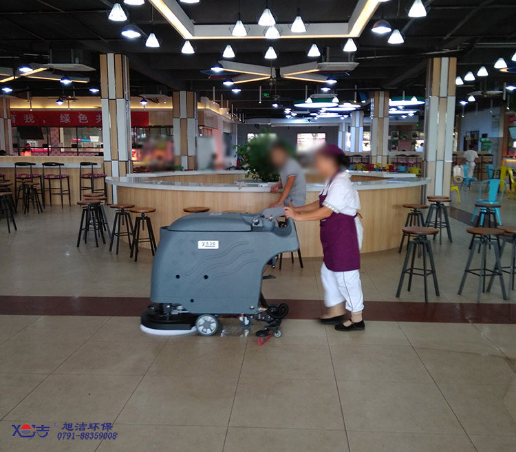辦公大樓食堂保潔，食堂專用洗地機